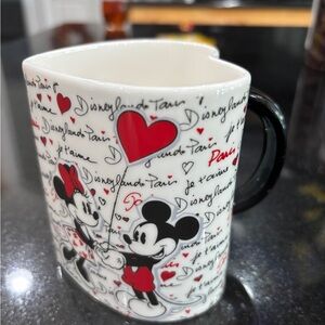 Mickey and Minnie Heart Mug